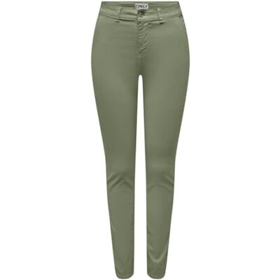 ONLY Chino Damen, Oil Green, XS / 32L ONLY Chino Damen, Oil Green, XS / 32L