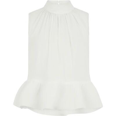 Apart Ärmellose Bluse mit Rüschen-Saum Apart Ärmellose Bluse mit Rüschen-Saum