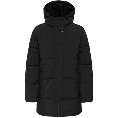 JDY Damen Steppjacke Wonder Long Puffer gesteppter Parka mit Kapuze 15354000 Black S JDY Damen Steppjacke Wonder Long Puffer gesteppter Parka mit Kapuze 15354000 Black S