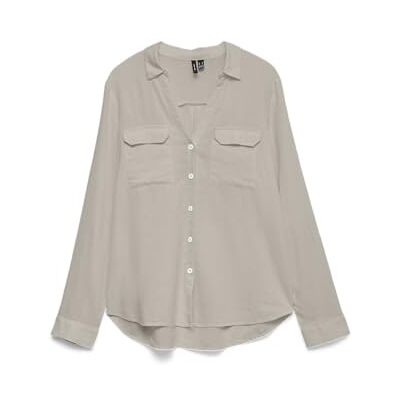 VERO MODA Vmlinn Bumpy Ls Shirt WVN Noos VERO MODA Vmlinn Bumpy Ls Shirt WVN Noos