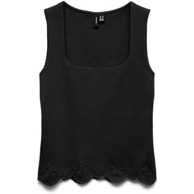 VERO MODA Vmlouise Sl Square Neck Top JRS VERO MODA Vmlouise Sl Square Neck Top JRS