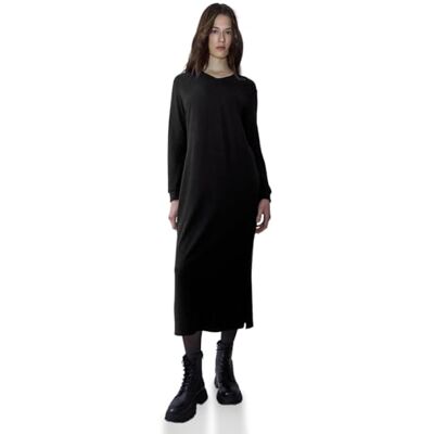 Street One Studio V-Neck Strickkleid Black 42 Street One Studio V-Neck Strickkleid Black 42