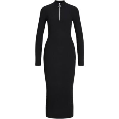 JJXX Jack & Jones Damen Jxzoma Tight Dress Knit Strickkleid, Schwarz, L EU JJXX Jack & Jones Damen Jxzoma Tight Dress Knit Strickkleid, Schwarz, L EU