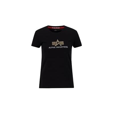 Alpha Damen Crystal T-Shirt Black Alpha Damen Crystal T-Shirt Black