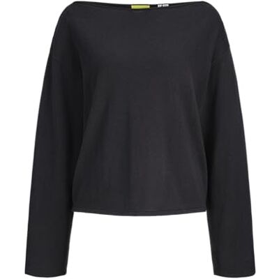 JJXX Damen Jxjenna Boat Neck Knit, Schwarz, XL EU JJXX Damen Jxjenna Boat Neck Knit, Schwarz, XL EU