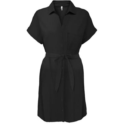ONLY Onljakiri Linen S/S Shirt Dress Ptm ONLY Onljakiri Linen S/S Shirt Dress Ptm