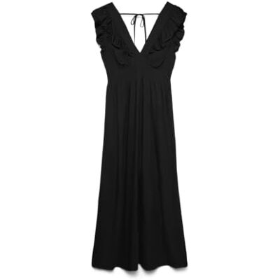 VERO MODA Vmeasy Joy S/L Detail Ankle Dress WVN VERO MODA Vmeasy Joy S/L Detail Ankle Dress WVN