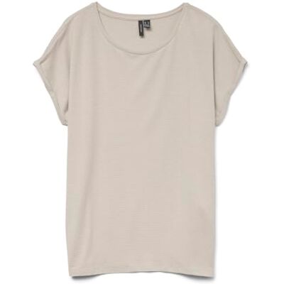 VERO MODA VMLAVA Plain SS TOP Stripe GA VERO MODA VMLAVA Plain SS TOP Stripe GA