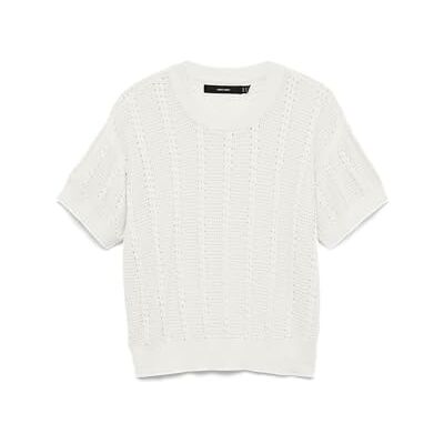 VERO MODA Vmlux Light Ss O-Neck Pullover VERO MODA Vmlux Light Ss O-Neck Pullover