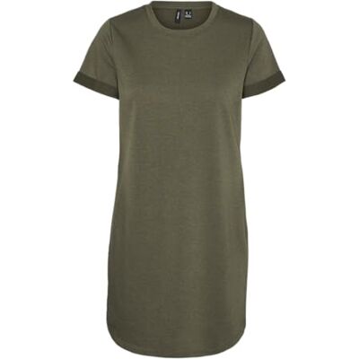 VERO MODA Damen Vmsashamilla Sweat Dress Noos Kleid, Light Grey Melange, M EU VERO MODA Damen Vmsashamilla Sweat Dress Noos Kleid, Light Grey Melange, M EU