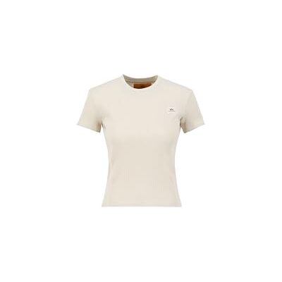 Alpha X-Fit Rib T wmn T-Shirt für Damen Vintage White Alpha X-Fit Rib T wmn T-Shirt für Damen Vintage White