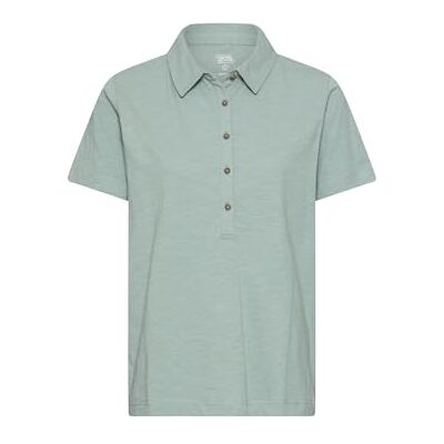camel active Damen Poloshirt mit Knopfleiste Jadeblau, Womenswear-L camel active Damen Poloshirt mit Knopfleiste Jadeblau, Womenswear-L