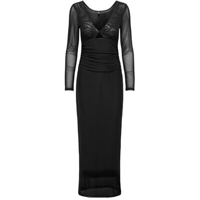 ONLY Damen ONLPARIS L/S Reversible Dress Box JRS Kleid, Black, Medium ONLY Damen ONLPARIS L/S Reversible Dress Box JRS Kleid, Black, Medium