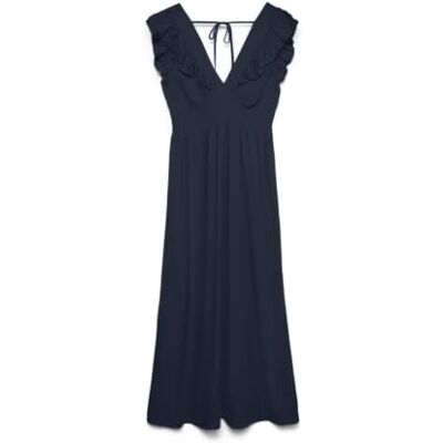 VERO MODA Vmeasy Joy S/L Detail Ankle Dress WVN VERO MODA Vmeasy Joy S/L Detail Ankle Dress WVN