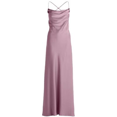 Vera Mont Damen Abendkleid mit Wasserfallausschnitt 42, Powder Lilac Vera Mont Damen Abendkleid mit Wasserfallausschnitt 42, Powder Lilac