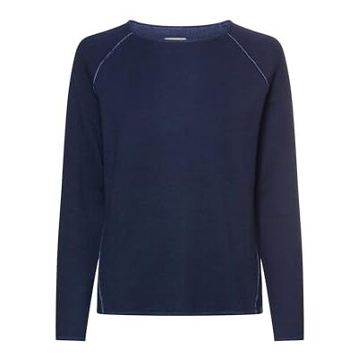 camel active Damen Strickpullover mit Rundhalsausschnitt Dunkelblau, Womenswear-M camel active Damen Strickpullover mit Rundhalsausschnitt Dunkelblau, Womenswear-M