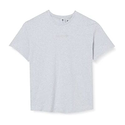 Adidas Frauen T Shirt T-Shirt (Kurzarm), Light Grey Heather, 1X Adidas Frauen T Shirt T-Shirt (Kurzarm), Light Grey Heather, 1X