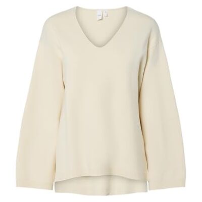 YAS elma Ls V-Neck Knit Pullover S. Noos YAS elma Ls V-Neck Knit Pullover S. Noos