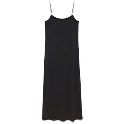 VERO MODA Damen Vmnavina Singlet 7/8 Dress JRS Ga, Black, Medium VERO MODA Damen Vmnavina Singlet 7/8 Dress JRS Ga, Black, Medium