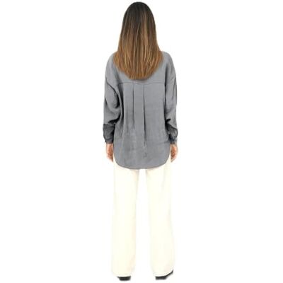 ONLY Damen Onliris L/S Modal Shirt Noos WVN, Silver Mink, XS ONLY Damen Onliris L/S Modal Shirt Noos WVN, Silver Mink, XS