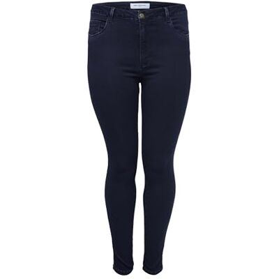 ONLY Carmakoma NOS Damen Caraugusta Hw Skinny Bb Dbd Noos Jeans, Blau (Dark Blue Denim Dark Blue Denim), 44 EU ONLY Carmakoma NOS Damen Caraugusta Hw Skinny Bb Dbd Noos Jeans, Blau (Dark Blue Denim Dark Blue Denim), 44 EU