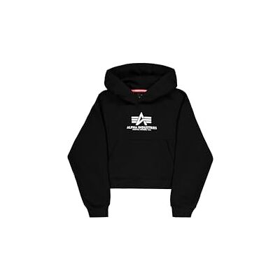 Alpha Damen Basic Hoodie PP, Black, M Alpha Damen Basic Hoodie PP, Black, M