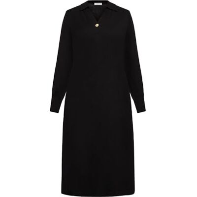 Cartoon Damen Strickkleid mit Kragen 38, Schwarz Cartoon Damen Strickkleid mit Kragen 38, Schwarz