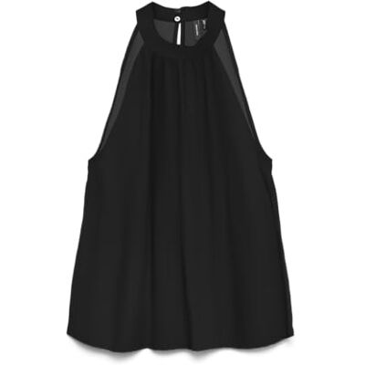 VERO MODA Vmeasy Joy S/L Halter Neck Top WVN VERO MODA Vmeasy Joy S/L Halter Neck Top WVN