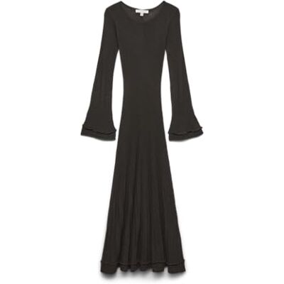 VERO MODA Vmclarisa Ls Wide O-NCK Ankle Dress PRM VERO MODA Vmclarisa Ls Wide O-NCK Ankle Dress PRM