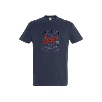 AMERICAN COLLEGE USA , T-Shirt, Polo, Shirt, Herren, Damen, Hemd, Sweatshirt, Lässig, Sportlich, Bedruckt, Bekleidung, Unisex, Manner, Frauen, Modell AC208 Sky, M AMERICAN COLLEGE USA , T-Shirt, Polo, Shirt, Herren, Damen, Hemd, Sweatshirt, Lässig, Sportlich, Bedruckt, Bekleidung, Unisex, Manner, Frauen, Modell AC208 Sky, M