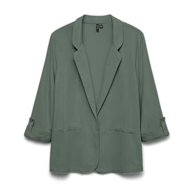 VERO MODA Damen Blazer VMJesmilo Sakko mit Dreiviertel-Ärmeln 10279700 Laurel Wreath S VERO MODA Damen Blazer VMJesmilo Sakko mit Dreiviertel-Ärmeln 10279700 Laurel Wreath S