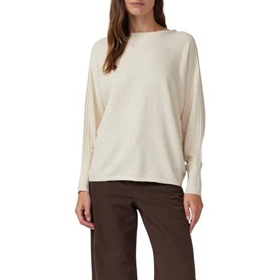 S. Oliver Pullover in Rippstruktur mit Fledermausärmeln S. Oliver Pullover in Rippstruktur mit Fledermausärmeln