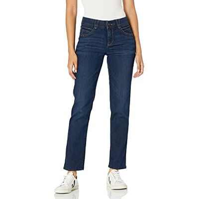 Democracy Damen Petite Ab Solution Straight Leg Jeans, Indigo, 48 Zierlich Democracy Damen Petite Ab Solution Straight Leg Jeans, Indigo, 48 Zierlich