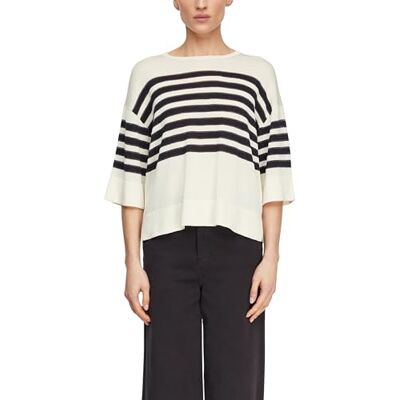 Comma Pullover kurz gestreift Comma Pullover kurz gestreift