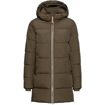 camel active Damen Puffer Steppmantel aus recyceltem Polyester Dunkelkhaki, womenswear-38 camel active Damen Puffer Steppmantel aus recyceltem Polyester Dunkelkhaki, womenswear-38
