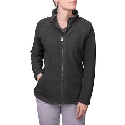 HRM Women´s Full- Zip Fleece Jacket, darkgrey, 1202 HRM Women´s Full- Zip Fleece Jacket, darkgrey, 1202