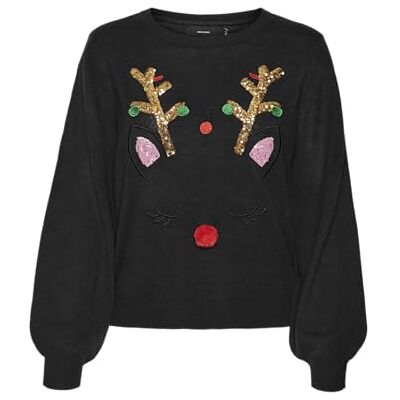 VERO MODA Vmrudolf Ls O-Neck Pullover Xmas LCS VERO MODA Vmrudolf Ls O-Neck Pullover Xmas LCS