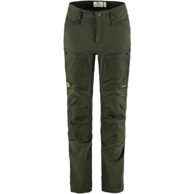 Fjällräven KEB AGILE WINTER TROUSERS W - Trekkinghose - oliv-dunkelgrün Fjällräven KEB AGILE WINTER TROUSERS W - Trekkinghose - oliv-dunkelgrün
