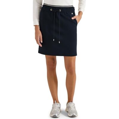 Cecil Knielanger Rock mit Streifendetail universal Blue XL Cecil Knielanger Rock mit Streifendetail universal Blue XL