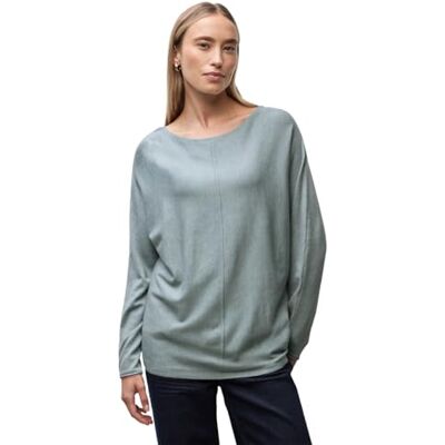 Street One Basic Dolman Pullover nile Blue Mel. 38 Street One Basic Dolman Pullover nile Blue Mel. 38