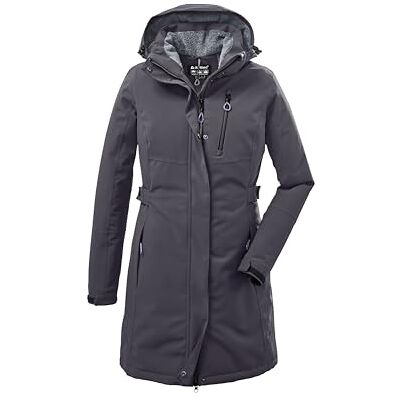 Killtec Damen Funktionsparka/Parka mit abzippbarer Kapuze KOW 165 WMN PRK, metall, 38, 37726-000 Killtec Damen Funktionsparka/Parka mit abzippbarer Kapuze KOW 165 WMN PRK, metall, 38, 37726-000