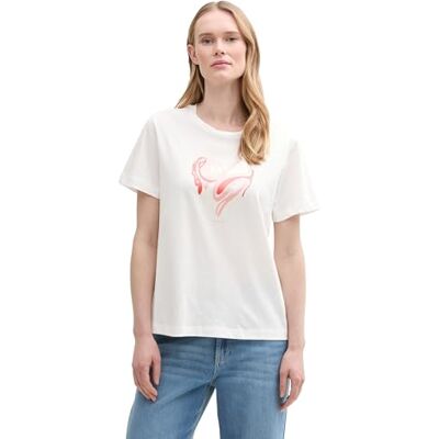 TOM TAILOR Sweatshirt aus Bio-Baumwolle, Green Structure, XXS TOM TAILOR Sweatshirt aus Bio-Baumwolle, Green Structure, XXS