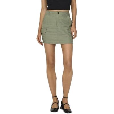 ONLY Minirock Damen, Oil Green, M ONLY Minirock Damen, Oil Green, M