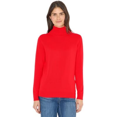 Cecil Basic Rollkragenpullover Pumkin orange M Cecil Basic Rollkragenpullover Pumkin orange M
