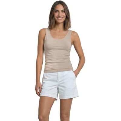 Street One Basic Top mit Rundhals in Unifarbe Clay Sand 44 Street One Basic Top mit Rundhals in Unifarbe Clay Sand 44