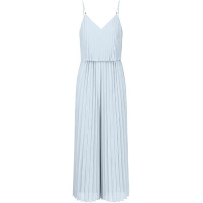Apart Damen Plissee-Overall, 2-in-1-Look, Overall mit weitem Bein, rückenfreies Outfit mit V-Ausschnitt, ärmelloses Kleid, geflochtene Spaghettiträger mit Perle, Kleidung für Hochzeitsgäste Apart Damen Plissee-Overall, 2-in-1-Look, Overall mit weitem Bein, rückenfreies Outfit mit V-Ausschnitt, ärmelloses Kleid, geflochtene Spaghettiträger mit Perle, Kleidung für Hochzeitsgäste