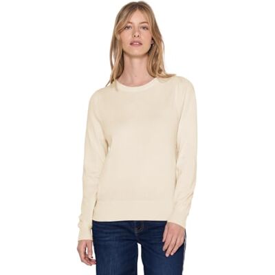 Street One Studio Pullover mit Puff-Ärmel Soft beige 42 Street One Studio Pullover mit Puff-Ärmel Soft beige 42