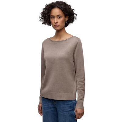 Street One Basic Pullover Mocha Glow Mel. 46 Street One Basic Pullover Mocha Glow Mel. 46