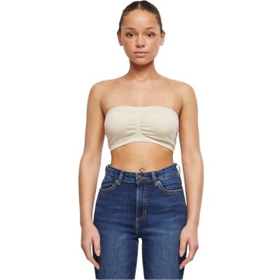Urban Classics Damen Top Ladies Pads Bandeau 2-Pack, 2er Pack Bandeau für Frauen mit integrierten Brust-Pads, erhältlich in vielen Farben, Größen XS-L Urban Classics Damen Top Ladies Pads Bandeau 2-Pack, 2er Pack Bandeau für Frauen mit integrierten Brust-Pads, erhältlich in vielen Farben, Größen XS-L