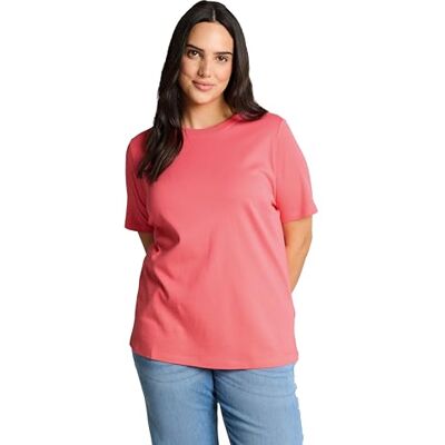 TOM TAILOR Plussize Basic T-Shirt mit Rundhalsausschnitt TOM TAILOR Plussize Basic T-Shirt mit Rundhalsausschnitt